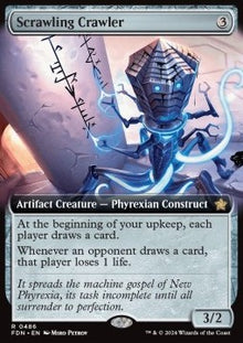 Scrawling Crawler (V.3)⁣ - Magic: The Gathering Foundations: Extras⁣ (Rare)⁣ [486]