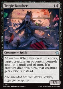 Tragic Banshee⁣ - Magic: The Gathering Foundations⁣ (Uncommon)⁣ [73]