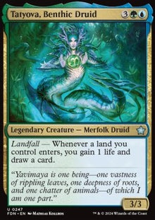 Tatyova, Benthic Druid⁣ - Magic: The Gathering Foundations⁣ (Uncommon)⁣ [247]