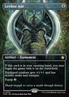 Leyline Axe (V.1)⁣ - Magic: The Gathering Foundations: Extras⁣ (Rare)⁣ [353]