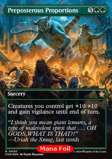 Preposterous Proportions (V.2)⁣ - Magic: The Gathering Foundations: Extras⁣ (Rare)⁣ [400]