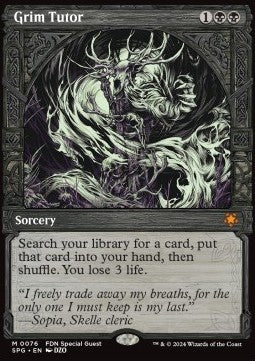 Grim Tutor⁣ - Special Guests⁣ (Mythic)⁣ [76]