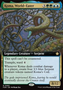 Koma, World-Eater (V.3)⁣ - Magic: The Gathering Foundations: Extras⁣ (Rare)⁣ [480]
