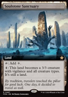 Soulstone Sanctuary (V.3)⁣ - Magic: The Gathering Foundations: Extras⁣ (Rare)⁣ [487]