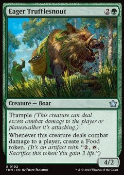 Eager Trufflesnout⁣ - Magic: The Gathering Foundations⁣ (Uncommon)⁣ [102]