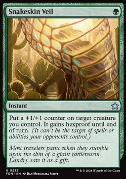 Snakeskin Veil⁣ - Magic: The Gathering Foundations⁣ (Uncommon)⁣ [233]