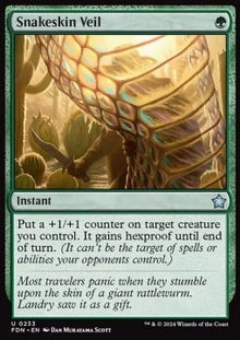 Snakeskin Veil⁣ - Magic: The Gathering Foundations⁣ (Uncommon)⁣ [233]