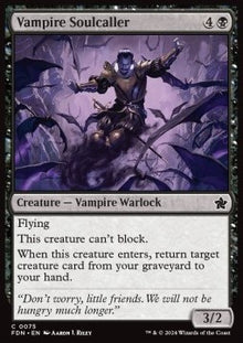 Vampire Soulcaller⁣ - Magic: The Gathering Foundations⁣ (Common)⁣ [75]