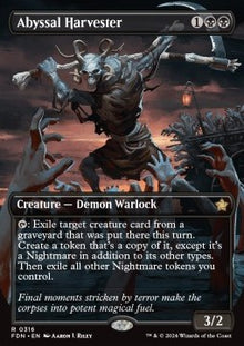 Abyssal Harvester (V.1)⁣ - Magic: The Gathering Foundations: Extras⁣ (Rare)⁣ [316]