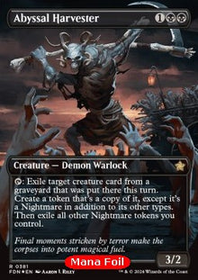 Abyssal Harvester (V.2)⁣ - Magic: The Gathering Foundations: Extras⁣ (Rare)⁣ [381]
