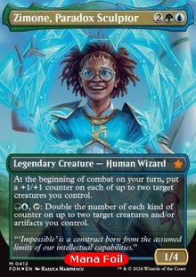 Zimone, Paradox Sculptor (V.2)⁣ - Magic: The Gathering Foundations: Extras⁣ (Mythic)⁣ [412]