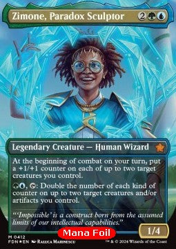 Zimone, Paradox Sculptor (V.2)⁣ - Magic: The Gathering Foundations: Extras⁣ (Mythic)⁣ [412]