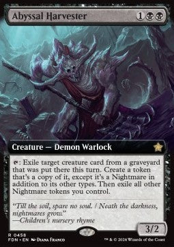 Abyssal Harvester (V.3)⁣ - Magic: The Gathering Foundations: Extras⁣ (Rare)⁣ [458]