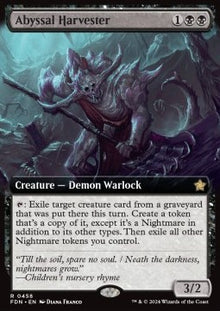 Abyssal Harvester (V.3)⁣ - Magic: The Gathering Foundations: Extras⁣ (Rare)⁣ [458]