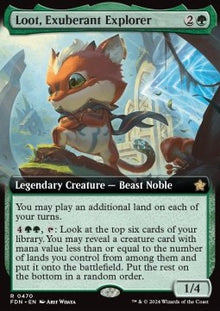 Loot, Exuberant Explorer (V.3)⁣ - Magic: The Gathering Foundations: Extras⁣ (Rare)⁣ [470]