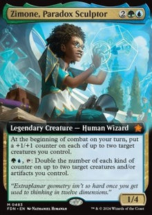 Zimone, Paradox Sculptor (V.3)⁣ - Magic: The Gathering Foundations: Extras⁣ (Mythic)⁣ [483]