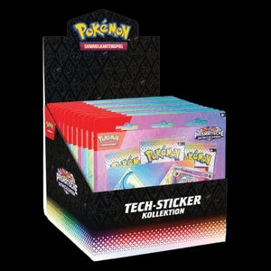 Prismatic Evolutions: Tech Sticker Collection Display⁣ - Prismatic Evolutions