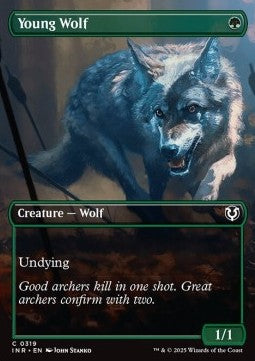 Young Wolf (V.1)⁣ - Innistrad Remastered: Extras⁣ (Common)⁣ [319]