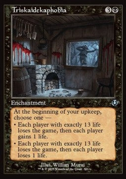 Triskaidekaphobia⁣ - Innistrad Remastered: Extras⁣ (Uncommon)⁣ [391]