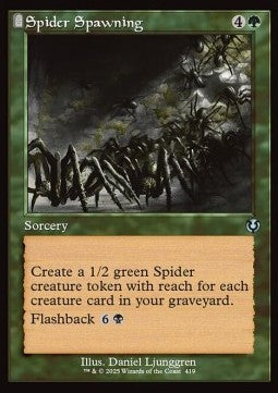 Spider Spawning⁣ - Innistrad Remastered: Extras⁣ (Uncommon)⁣ [419]