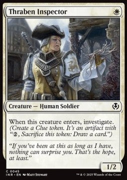 Thraben Inspector⁣ - Innistrad Remastered⁣ (Common)⁣ [45]