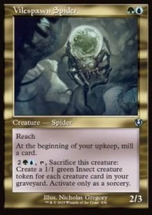Vilespawn Spider⁣ - Innistrad Remastered: Extras⁣ (Uncommon)⁣ [436]