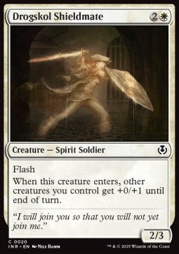 Drogskol Shieldmate⁣ - Innistrad Remastered⁣ (Common)⁣ [20]
