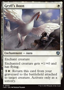 Gryff's Boon⁣ - Innistrad Remastered⁣ (Uncommon)⁣ [25]