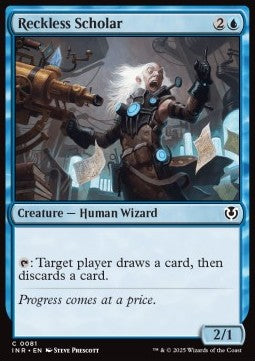Reckless Scholar⁣ - Innistrad Remastered⁣ (Common)⁣ [81]