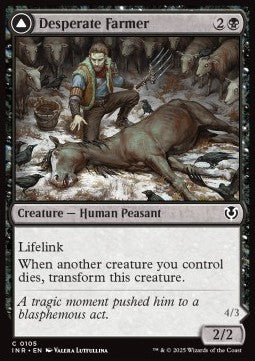 Desperate Farmer // Depraved Harvester⁣ - Innistrad Remastered⁣ (Common)⁣ [105]