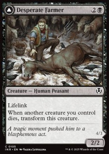 Desperate Farmer // Depraved Harvester⁣ - Innistrad Remastered⁣ (Common)⁣ [105]