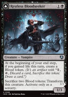 Restless Bloodseeker // Bloodsoaked Reveler⁣ - Innistrad Remastered⁣ (Uncommon)⁣ [128]