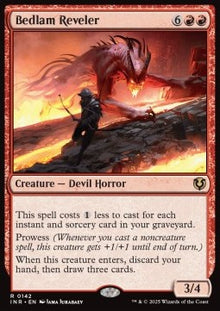Bedlam Reveler⁣ - Innistrad Remastered⁣ (Rare)⁣ [142]