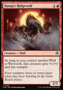 Hungry Ridgewolf⁣ - Innistrad Remastered⁣ (Common)⁣ [160]