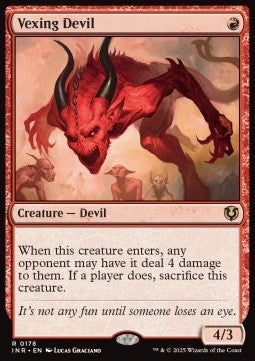 Vexing Devil⁣ - Innistrad Remastered⁣ (Rare)⁣ [178]