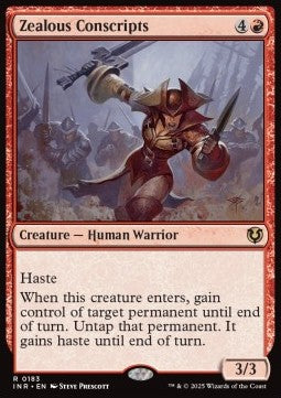 Zealous Conscripts⁣ - Innistrad Remastered⁣ (Rare)⁣ [183]