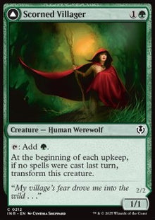 Scorned Villager / Moonscarred Werewolf⁣ - Innistrad Remastered⁣ (Common)⁣ [212]