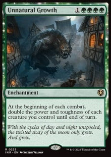 Unnatural Growth⁣ - Innistrad Remastered⁣ (Rare)⁣ [223]