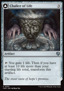 Chalice of Life / Chalice of Death⁣ - Innistrad Remastered⁣ (Uncommon)⁣ [257]