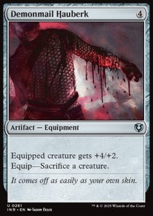 Demonmail Hauberk⁣ - Innistrad Remastered⁣ (Uncommon)⁣ [261]