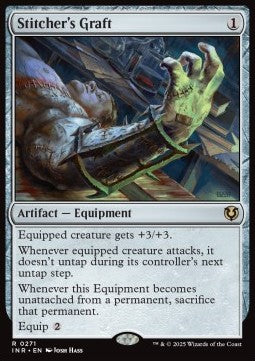 Stitcher's Graft⁣ - Innistrad Remastered⁣ (Rare)⁣ [271]