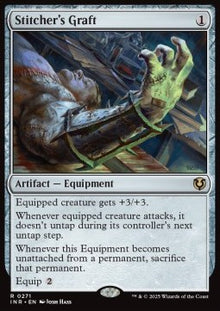 Stitcher's Graft⁣ - Innistrad Remastered⁣ (Rare)⁣ [271]