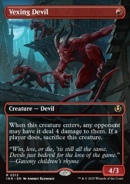 Vexing Devil⁣ - Innistrad Remastered: Extras⁣ (Rare)⁣ [313]
