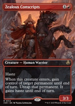 Zealous Conscripts⁣ - Innistrad Remastered: Extras⁣ (Rare)⁣ [314]