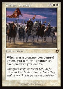 Cathars' Crusade (V.1)⁣ - Innistrad Remastered: Extras⁣ (Rare)⁣ [337]