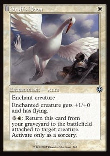 Gryff's Boon⁣ - Innistrad Remastered: Extras⁣ (Uncommon)⁣ [342]