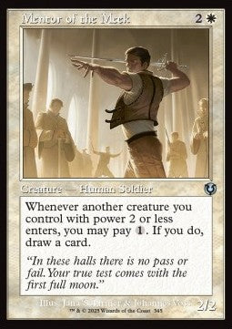Mentor of the Meek⁣ - Innistrad Remastered: Extras⁣ (Uncommon)⁣ [345]