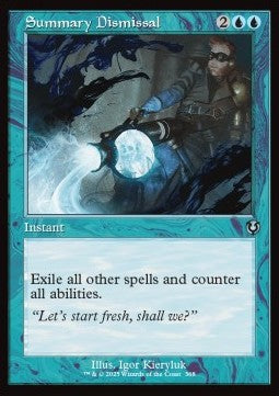 Summary Dismissal⁣ - Innistrad Remastered: Extras⁣ (Uncommon)⁣ [368]