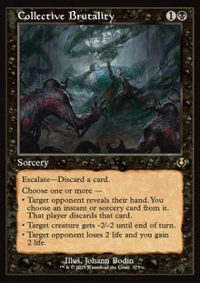 Collective Brutality (V.2)⁣ - Innistrad Remastered: Extras⁣ (Rare)⁣ [375]