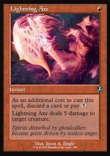 Lightning Axe⁣ - Innistrad Remastered: Extras⁣ (Uncommon)⁣ [398]